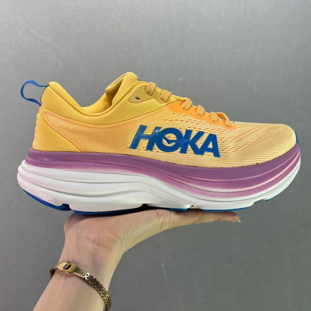 女士運動鞋 Hoka Bondi 8 跑步鞋 Hoka Clifton 9 1127952-循環