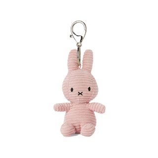 荷蘭BON TON TOYS Miffy米菲兔ECO燈芯絨鑰匙圈/ 粉/ 10cm eslite誠品
