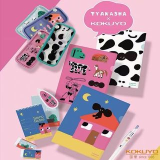 【KOKUYO】國譽Campus A5/B5筆記本 軟面抄日本KOKUYO國譽TYAKASHA塔卡沙聯名款套裝筆記本上翻
