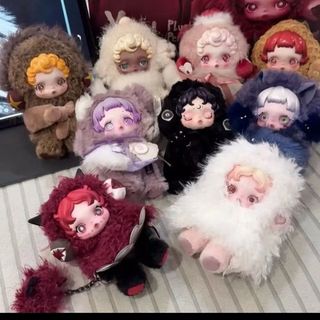 現貨 爆款 不眠劇場SP三代高品質現貨SKULL PANDA搪膠 毛絨玩具 吊飾 盲盒 禮物1