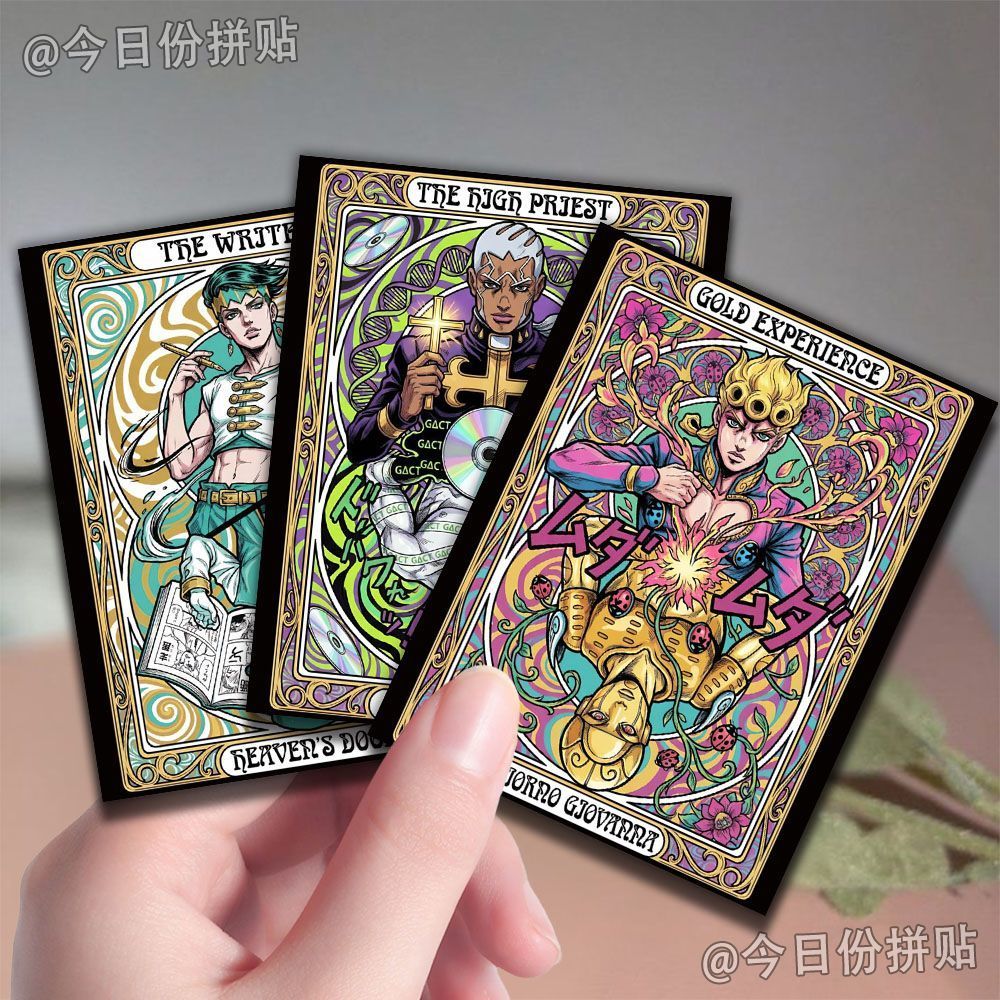 JOJO 喬喬 JOJO的奇妙冒險 小卡 36張jojo的奇妙冒險卡通拍立得喬魯諾喬巴納吉良吉影二次元明信片