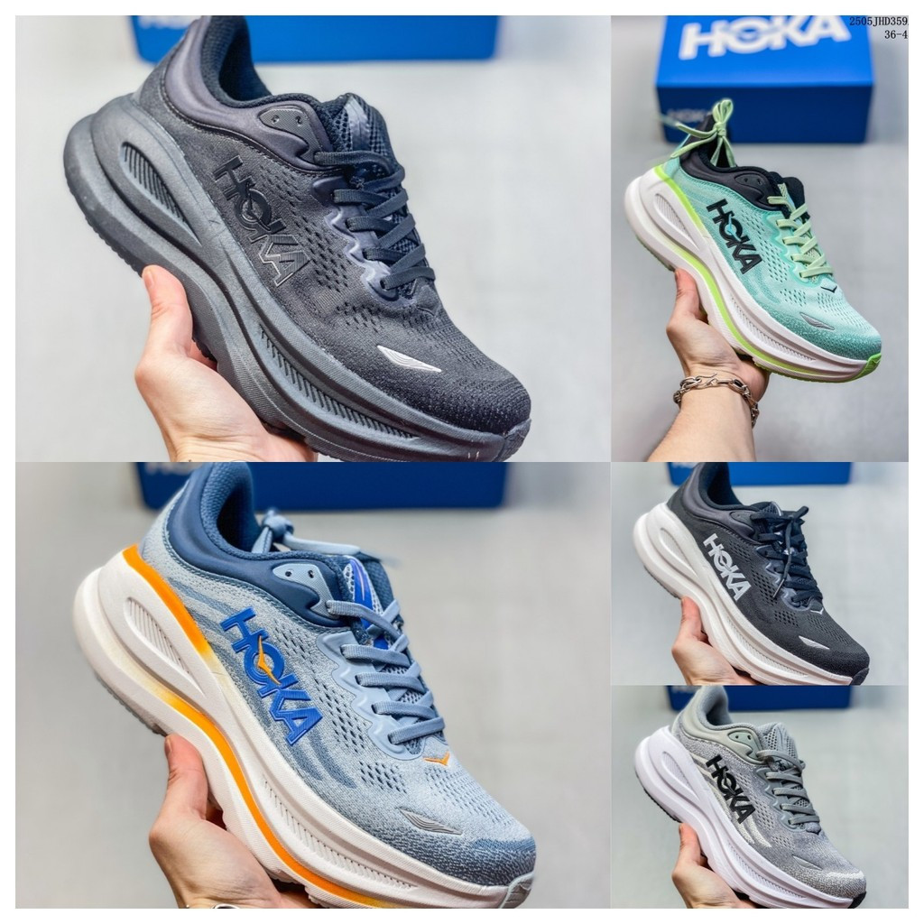 Classic 2026-HOKA BONDI 9 輕便透氣男女跑步鞋 耐磨減震運動鞋 GPYP Y5NY