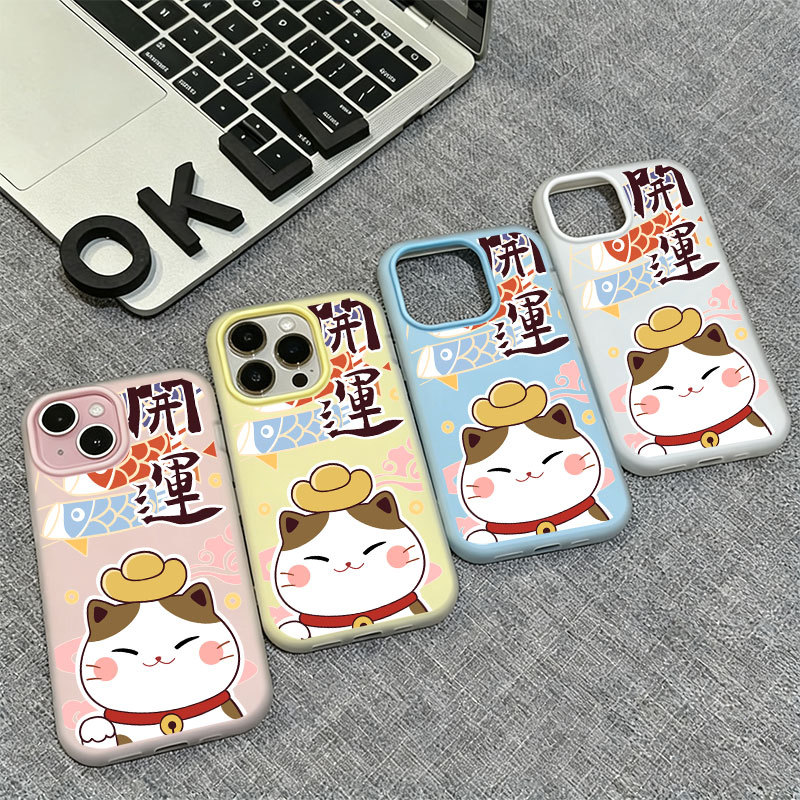 可夾照片的開運招財貓 谷歌 Googl PIXEL 10 Pro XL 9 8 8A 7 7A 防摔 手機殼
