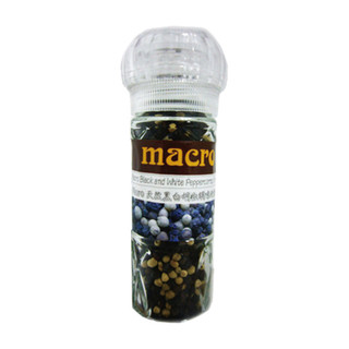 macro天然黑白胡椒粒調味研磨罐/ 45g eslite誠品