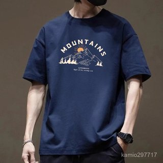 【臺灣現貨】夏季新款純棉T恤 男女生衕款上衣 加大碼寬鬆落肩短袖 oversize短tee 250g重磅純棉t恤夏天男裝