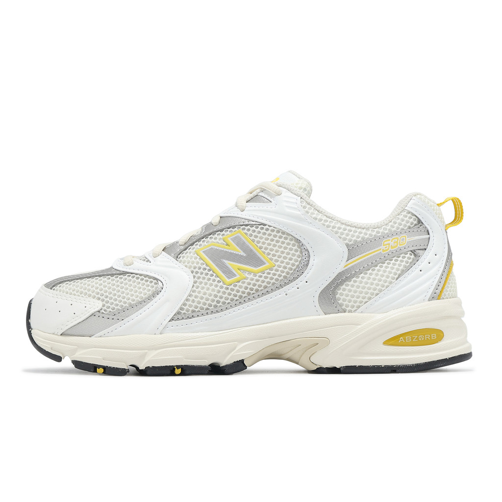 New Balance 復古休閒鞋 530 男鞋 女鞋 白 黃 銀 情侶鞋 NB [ACS] MR530SY-D