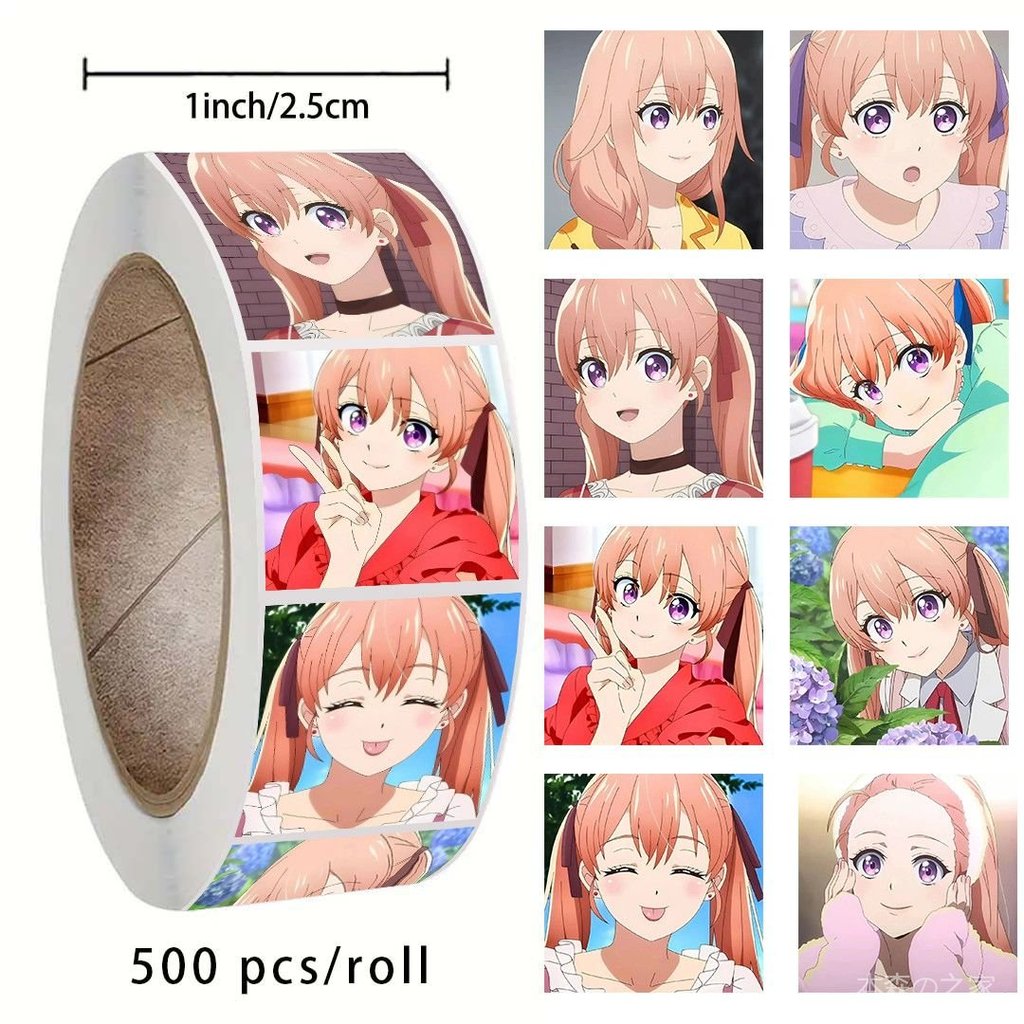 🌸杜鵑的婚約🌸杜鵑的婚約 週邊 2000張杜鵑的婚約動漫天野繪裏香週邊動漫捲捲貼紙吧唧爆款簡約 FDPX