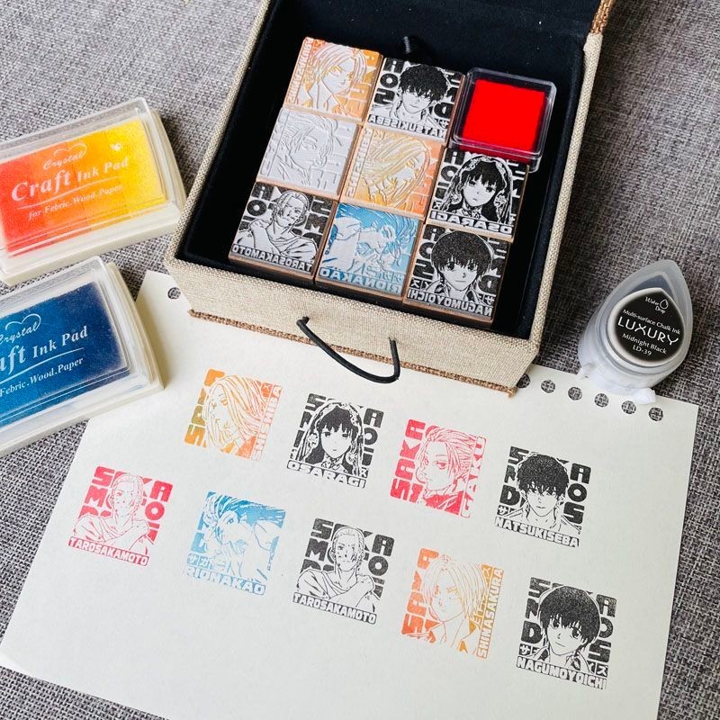 🌟免運優選🌟坂本日常周邊 坂本日常頭像印章 坂本太郎大佛勢羽夏生南雲與市頭像印章動漫週邊生日禮物