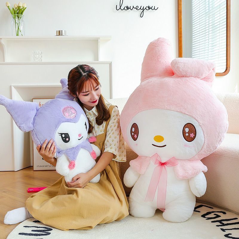 🔥臺灣出貨🔥正版站款庫洛米公仔可愛美樂蒂玩偶毛絨玩具陪睡覺女孩禮物送閨蜜 庫洛米娃娃 庫洛米玩偶 美樂蒂娃娃 美樂蒂玩偶