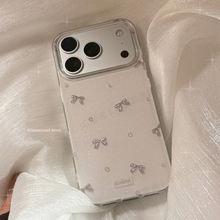 韓系甜美蝴蝶結 冰透流砂 手機殼 適用 iPhone 17 16 15 13 14 13 Pro Max 防摔 保護殼