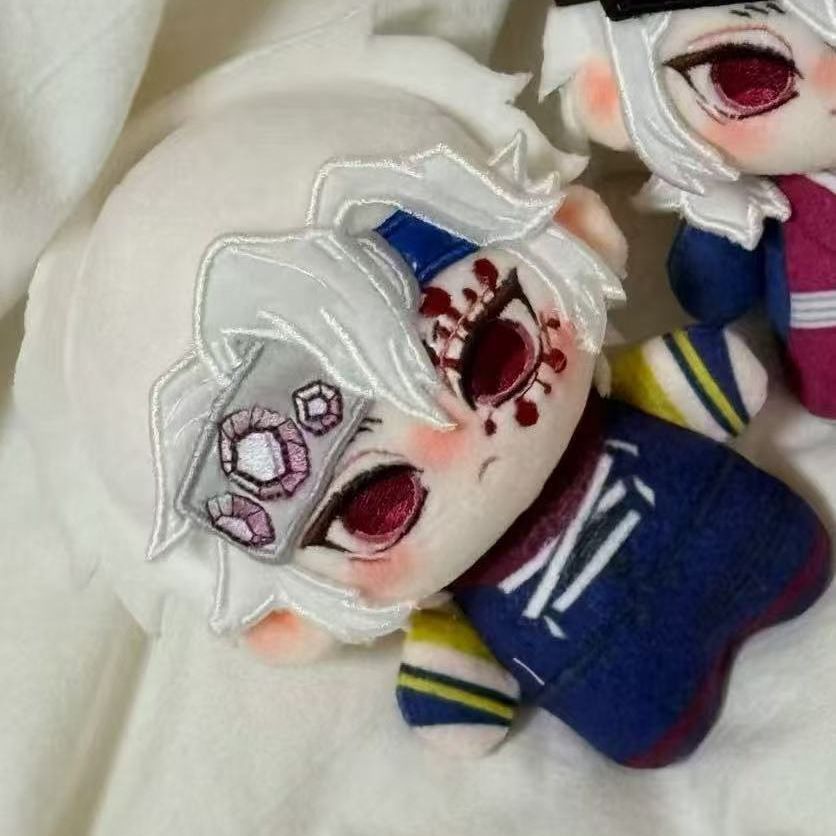 鬼滅之刃音柱時透無一郎屬性10cm棉花娃娃 努努體公仔 蛇柱 時透無一郎 伊之助 棉花娃娃