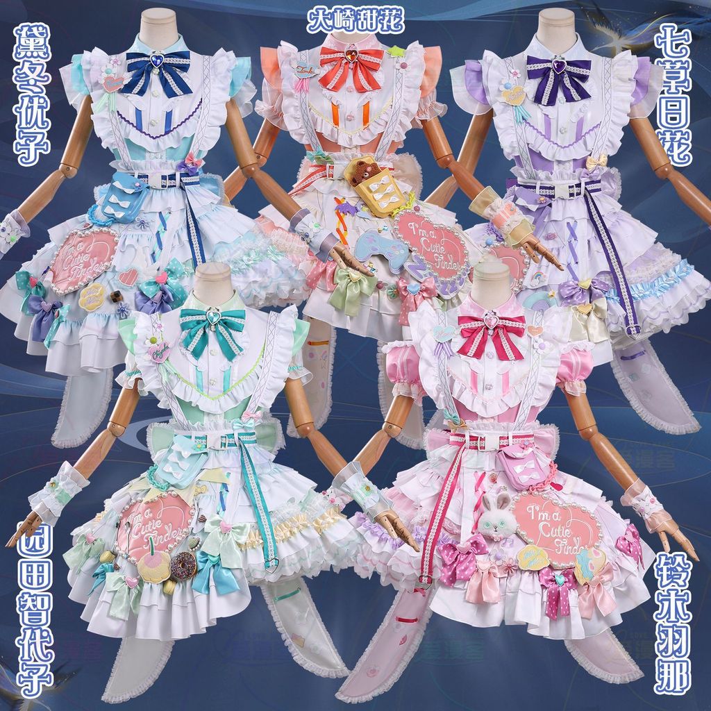 福狸🔥臺灣出貨 免運🔥偶像大師閃耀色彩cos服大崎甜花七草日花園田智代子鈴木羽那 c服