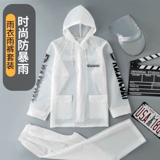 天虹成人防暴雨pvc雨衣雨褲套裝電瓶車高檔單人PD1