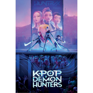 【Kpop 獵魔女團】K-Pop Demon Hunters 主視覺圖 英國進口海報