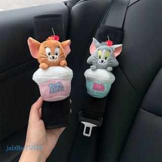 TW汽配 乳酪貓和老鼠汽車安全帶護肩套保護套通用高級可愛車內裝飾車載