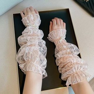 ⭐臺現⭐泡泡袖袖套燈籠袖CHUXINSTILL品牌甜美蝴蝶結珍珠蕾絲袖套