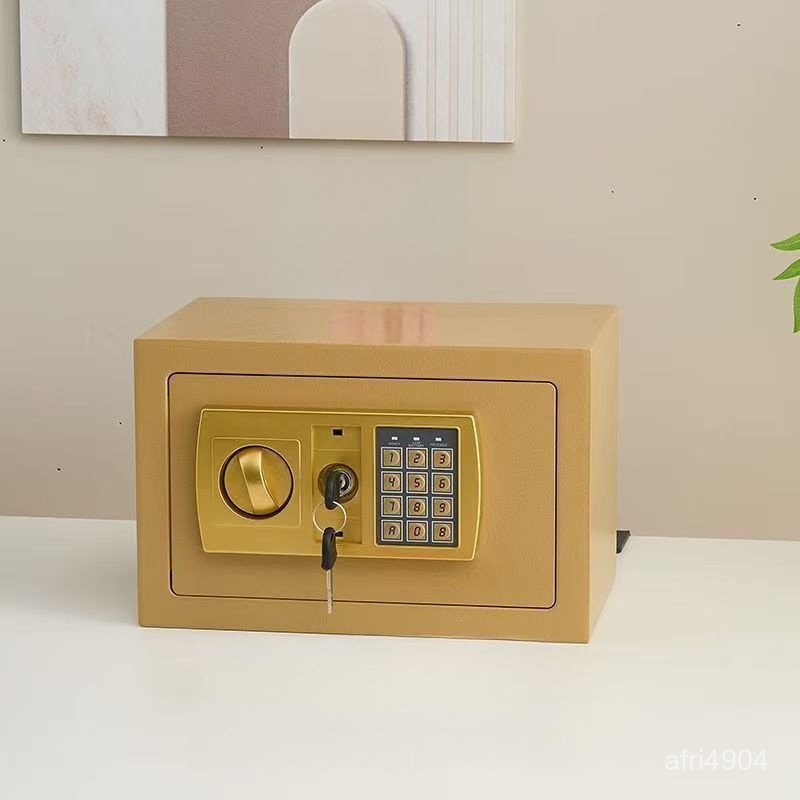 儲蓄兒童家用小型保險櫃防盜入保險箱牆存錢罐迷你罐密碼工廠 07GW