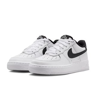 Nike Air Force 1 LVS 2 白底黑勾 GS 經典 皮革 休閒鞋 大童 IM4402-100【SPLY】