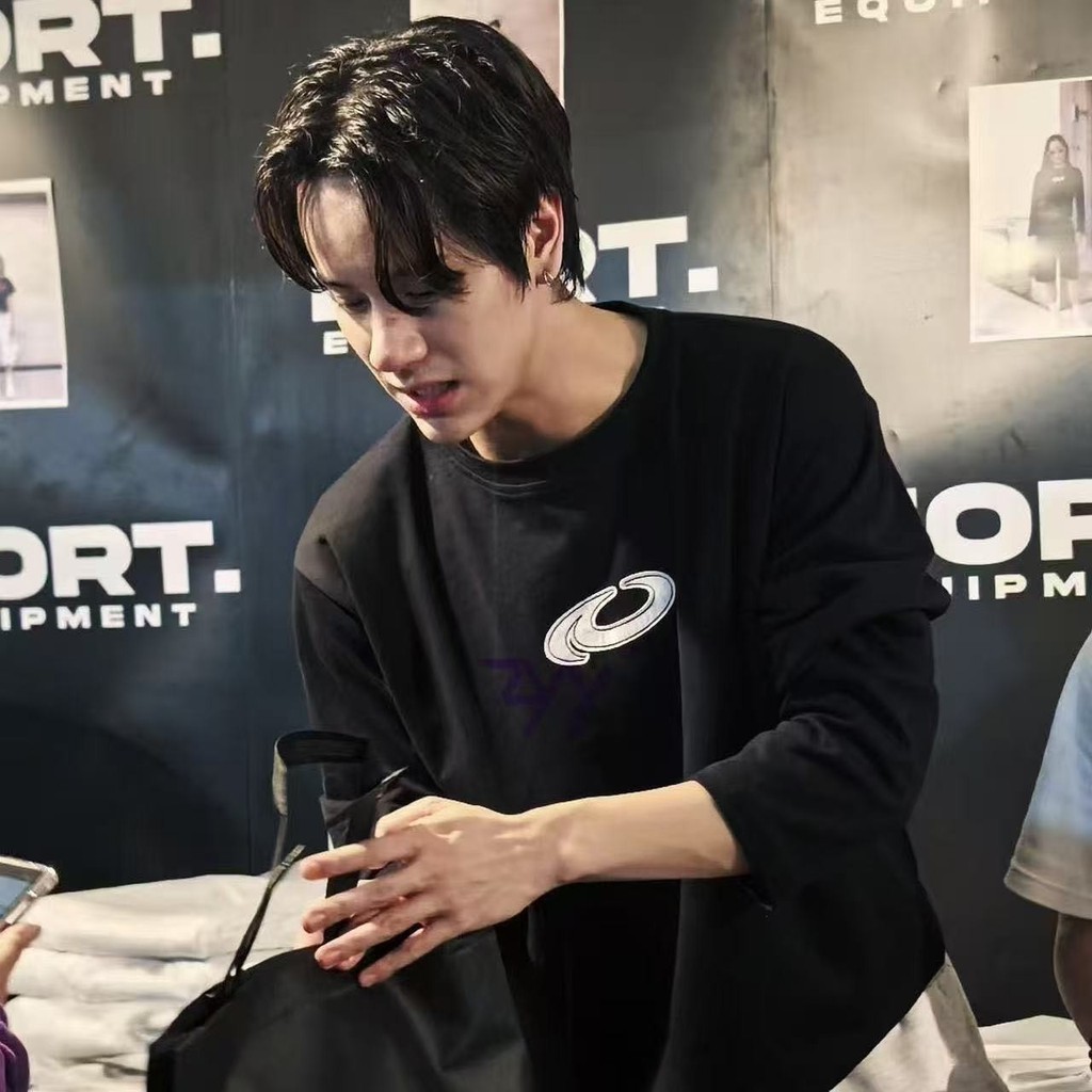 泰星nanon南農印花限定純棉寬鬆百搭短袖T恤上衣sc26.3.6