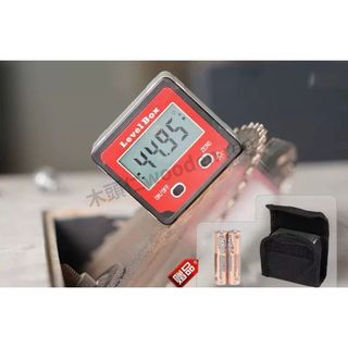 [木頭仁] 數位角度儀 磁吸式電子水平儀 45/90度校正 工程測量 數顯傾角儀