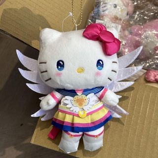 【可愛卡通】美少女戰士 Hello Kitty 毛絨公仔玩偶 掛件 包包公仔 小吊飾 掛飾 鑰匙扣 凱蒂貓吊飾 三麗鷗