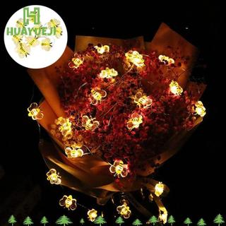 YUEJI 蜜蜂燈串,LED 可愛蜜蜂燈,植物裝飾耐用多功能專用裝飾燈串花園