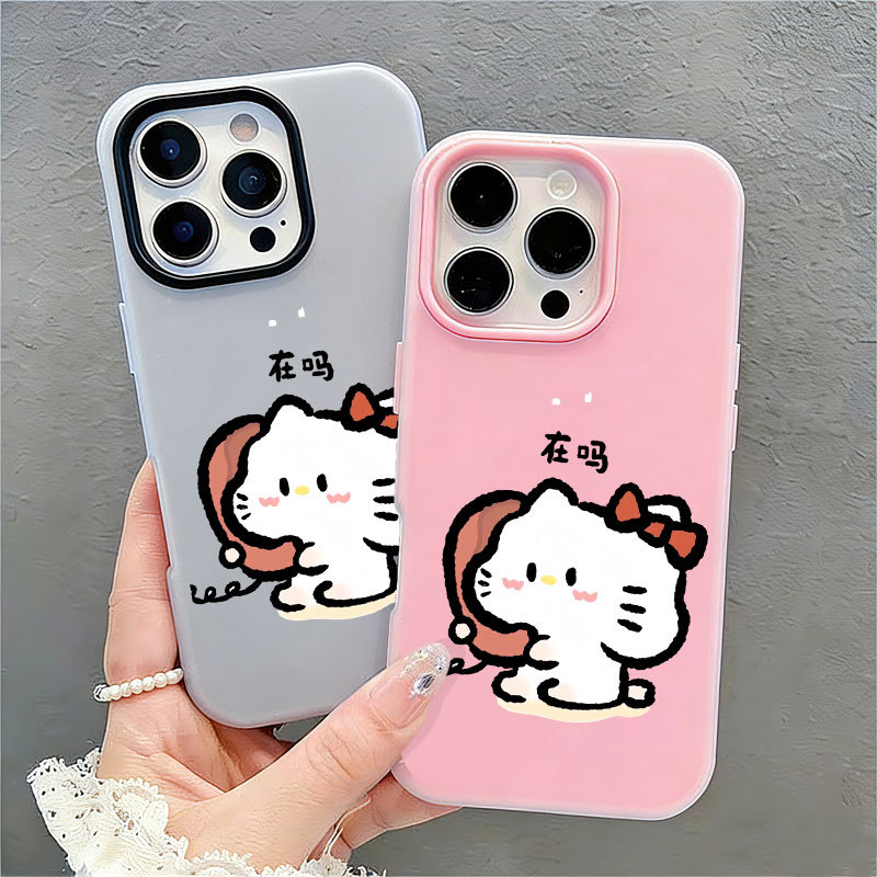 可愛打電話貓咪 谷歌 Googl PIXEL 10 Pro XL 9 8 8A 7 7A 防摔 手機殼