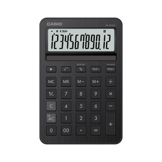 CASIO曜石計算機MINI/ 12位元/ 夜空黑/ MS-200DQ-BK eslite誠品