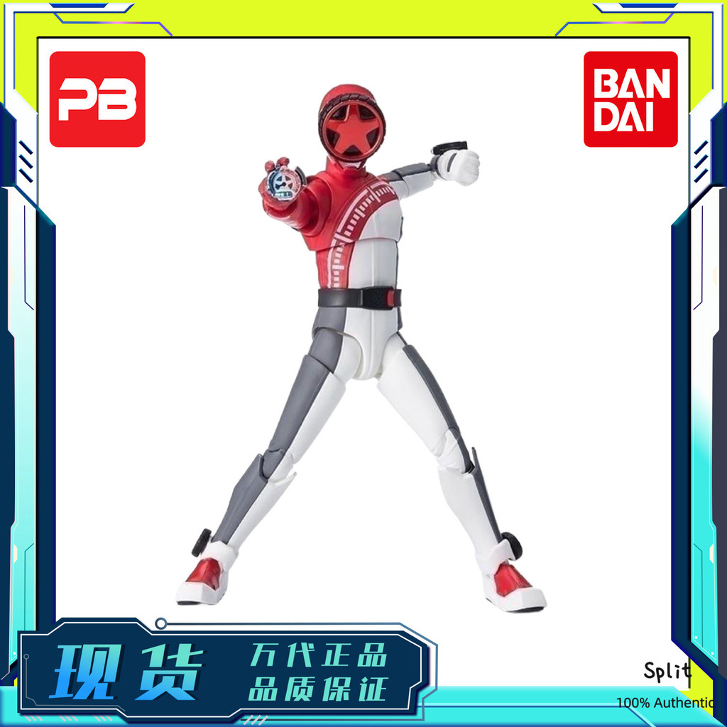 萬代 SHF 爆上戰隊 奔奔者 奔紅 紅戰士 範道大也 可動成品