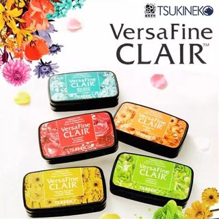 日本月貓速幹型細節印臺 彩色印泥手帳Tsukineko VersaFine CLAIR