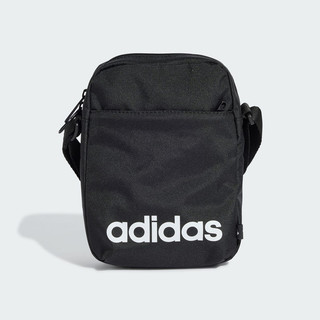 adidas Linear Org 側揹包 運動包 肩背 斜背 黑 白 基本款 愛迪達 JE8341