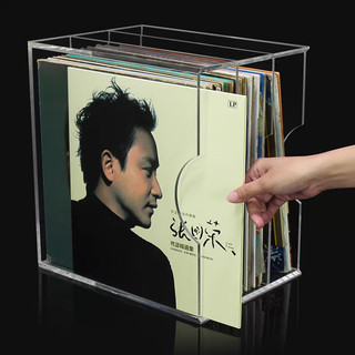 桌面整齊好幫手 💡｜黑膠唱片 LP 光碟 CD 專輯收納架｜亞克力透明展示櫃｜簡約專業級｜客廳臥室