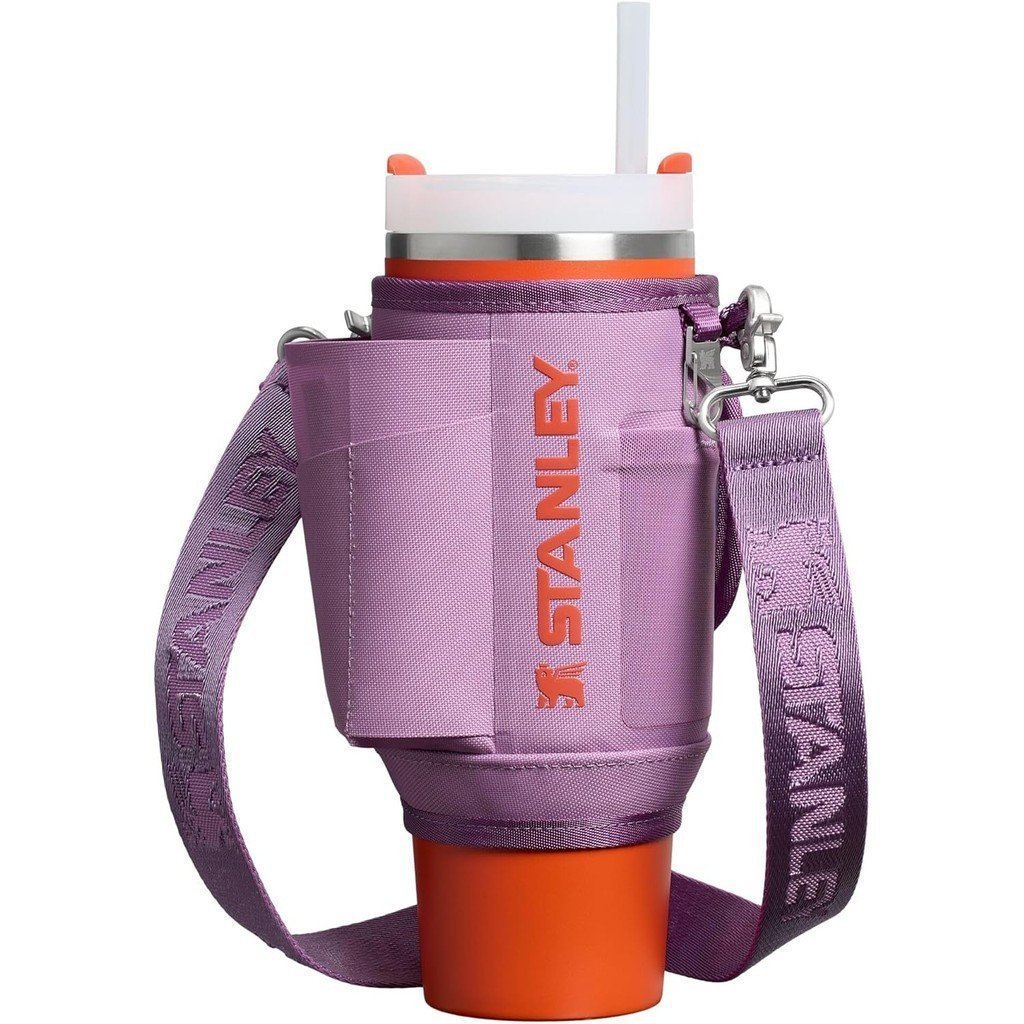 Stanley All Day Quencher 隨身攜帶 30 盎司不倒翁帶手柄 | 帶手機支架口袋、卡套和可拆卸肩帶