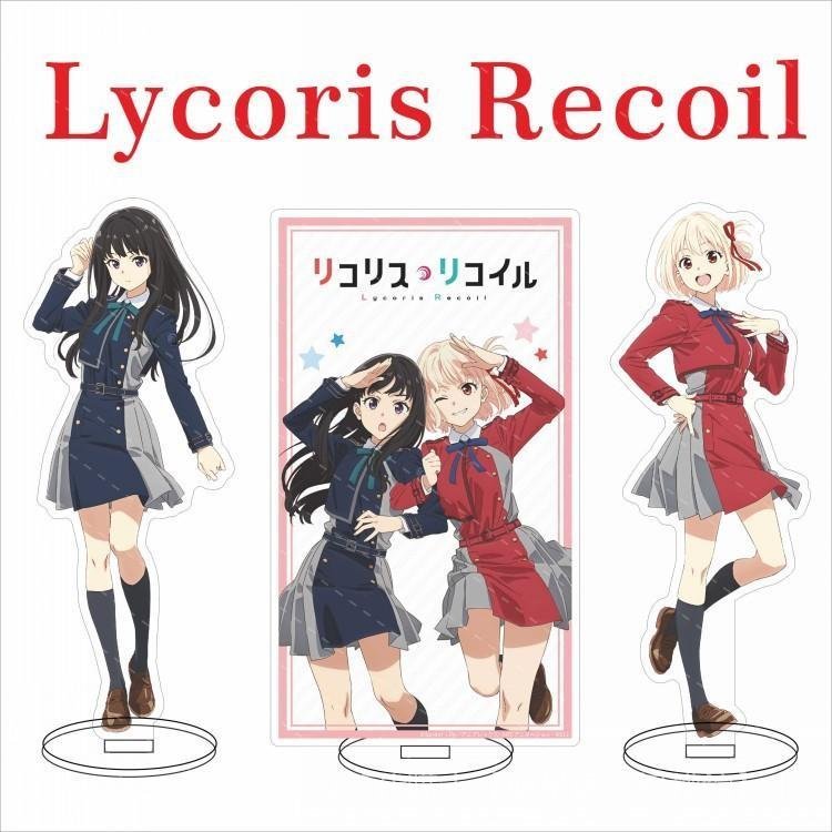 ✨免運✨井之上瀧奈 動漫週邊 Lycoris Recoil立牌錦木韆束井之上瀧奈中原美月久瑠美亞克力擺件 EC1F