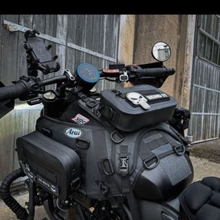 摩托車巡航車通用油箱掛載馬甲包機能儲物新款