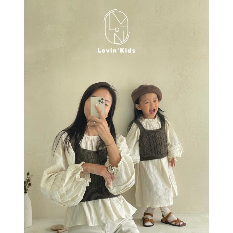 [現貨] Lovin | 24'🍁親子款針織背心上衣（咖S、媽媽款）