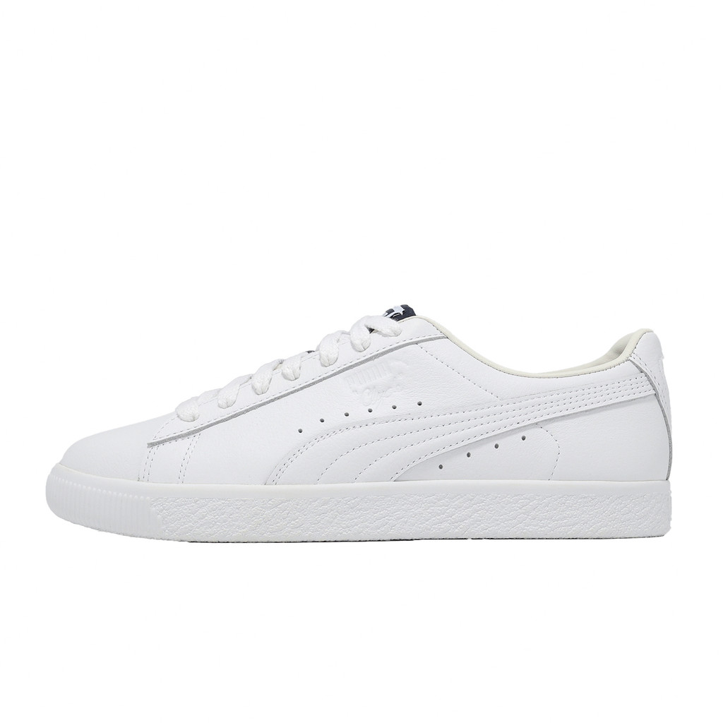 Puma 休閒鞋 Clyde Varsity II 男鞋 女鞋 白 小白鞋 百搭 皮革 [ACS] 396491-02