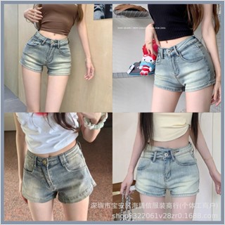 【幸運女裝】女裝牛仔褲女裝夏季短褲牛仔短褲女裝牛仔褲