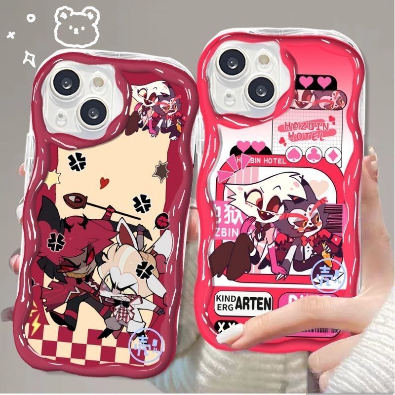 現🚕貨地獄客棧哈斯克CP手機殼適用於華爲p60蘋果紅米note13OPPOreno9