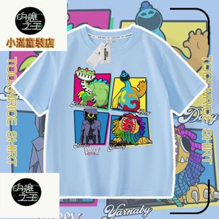 100%純棉兒童短袖上衣 2026新款 親子裝 遊戲poppy playtime Doey多伊鋼琴龍童t恤衣服上衣服卡通
