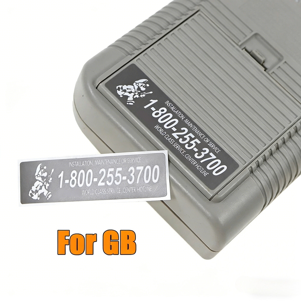 1 件裝電池蓋貼紙新標籤貼紙更換適用於任天堂 Game Boy 適用於 GB 遊戲機