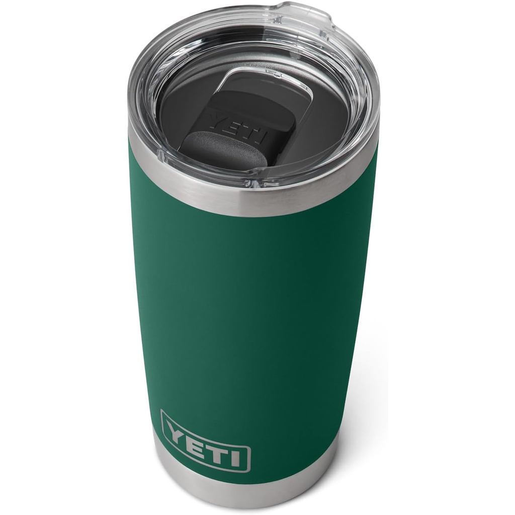 YETI Rambler 20盎司不鏽鋼真空保溫杯，帶蓋子/磁性滑蓋