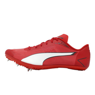 Puma 田徑鞋 EvoSpeed Brush 7 男鞋 紅 白 可拆釘 中長距離 釘鞋 312969-02 [ACS]