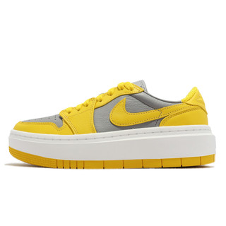 Nike 休閒鞋 Air Jordan 1 Elevate Low 黃灰 女鞋 厚底 [ACS] DH7004-017