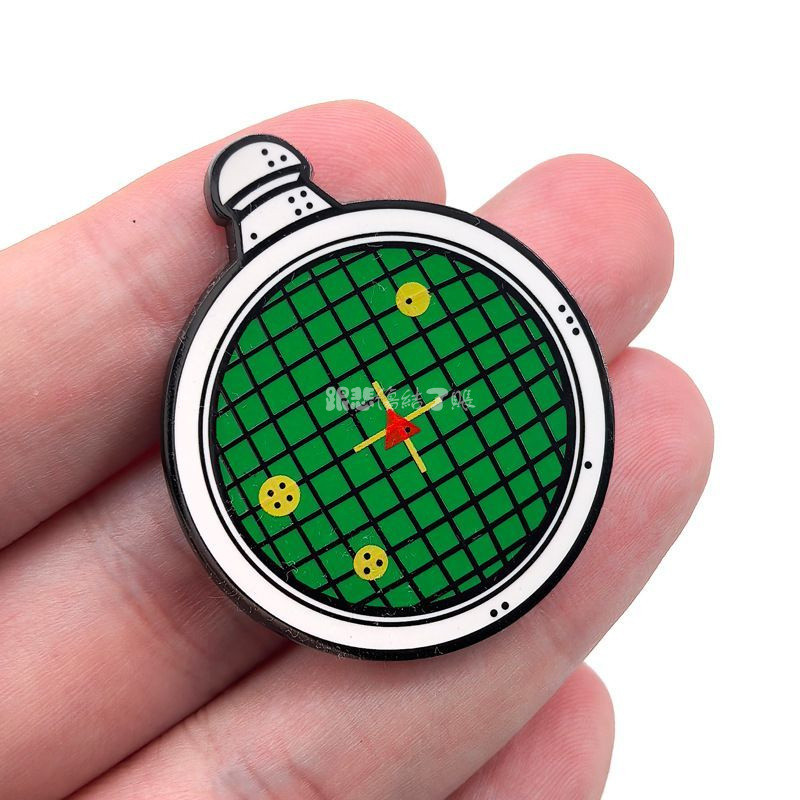 台出貨🐉│龍珠雷達金屬精美徽章 日本動漫書包裝飾胸針磁鐵冰箱貼兩用胸章 七龍珠周邊物料 七龍珠周邊同人 龍珠配件