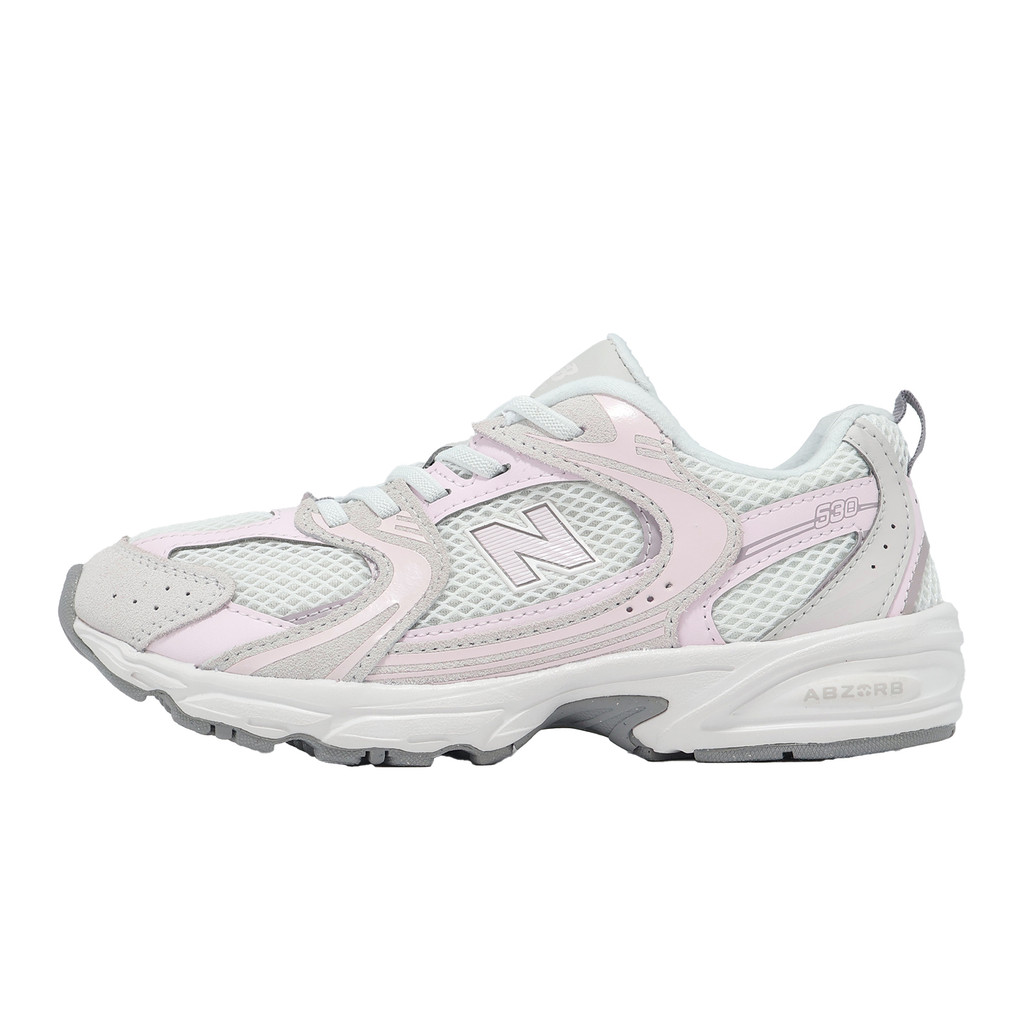 New Balance 中童鞋 530 寬楦 白 粉 休閒鞋 小朋友 NB 復古 P5304AU-W [ACS]