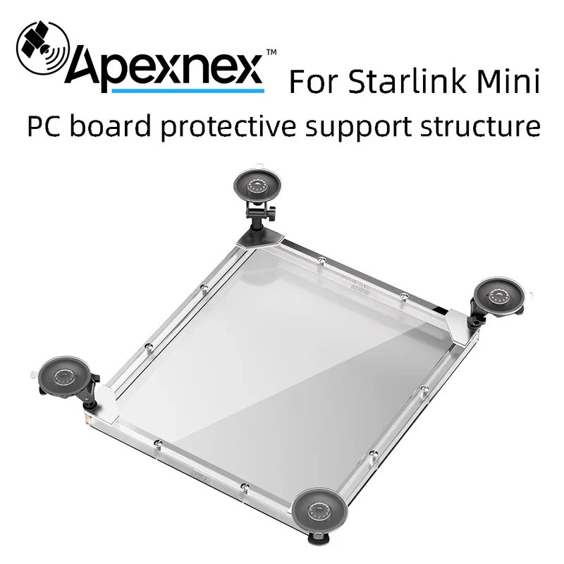 Starlink 迷你吸盤安裝套件 - 重型 PC 材料真空吸盤,兼容 Starlink Mini Perfect
