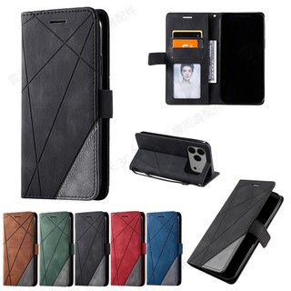 🌈膚感皮套 拼接色翻蓋皮套 手機殼 OPPO A6 A5 A3 Pro A3X A98 A78 A58 保護殼 防摔防滑
