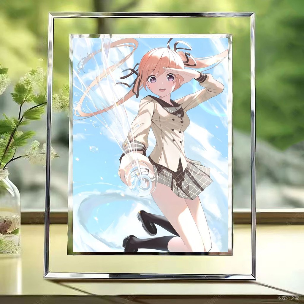 🌸杜鵑的婚約🌸杜鵑的婚約 週邊 杜鵑的婚約二次元動漫水晶玻璃相框桌麵臥室擺件送朋友衕學禮物 IK9R
