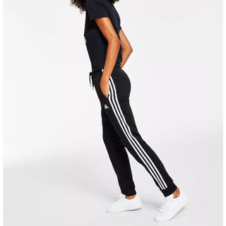 【adidas 愛迪達】 ESSENTIALS 運動長褲 三線縮口運動褲 女 GM5542